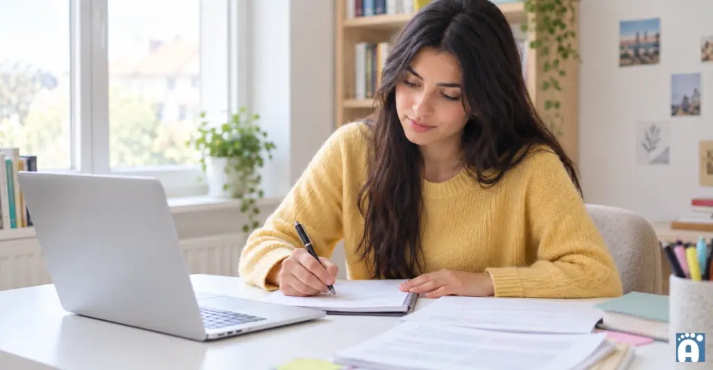 Candidate qui prépare le concours ATSEM sans diplôme.